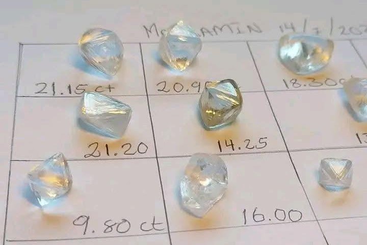 Certified African diamonds